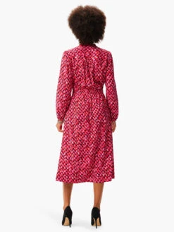 Festive Mix Live In Dress RED MULTI -Varley Nik Shop W231904RREDPRODUCT 03