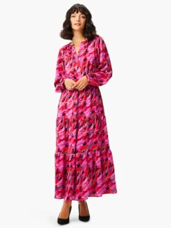 Petal Splash Dress PINK MULTI -Varley Nik Shop W231906PKMPRODUCT 04